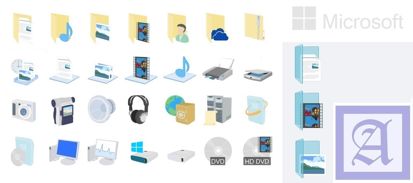 17 Windows 8.1 Folder Icons Images