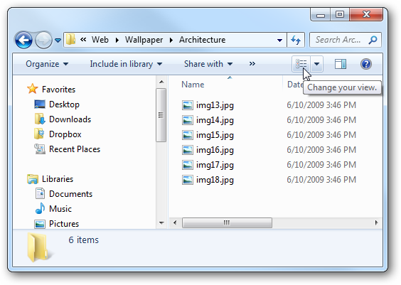 Windows Explorer View Large Icons Windows Explorer View Large Icons