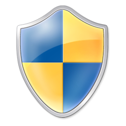 Windows Security Shield Blue Yellow Icons