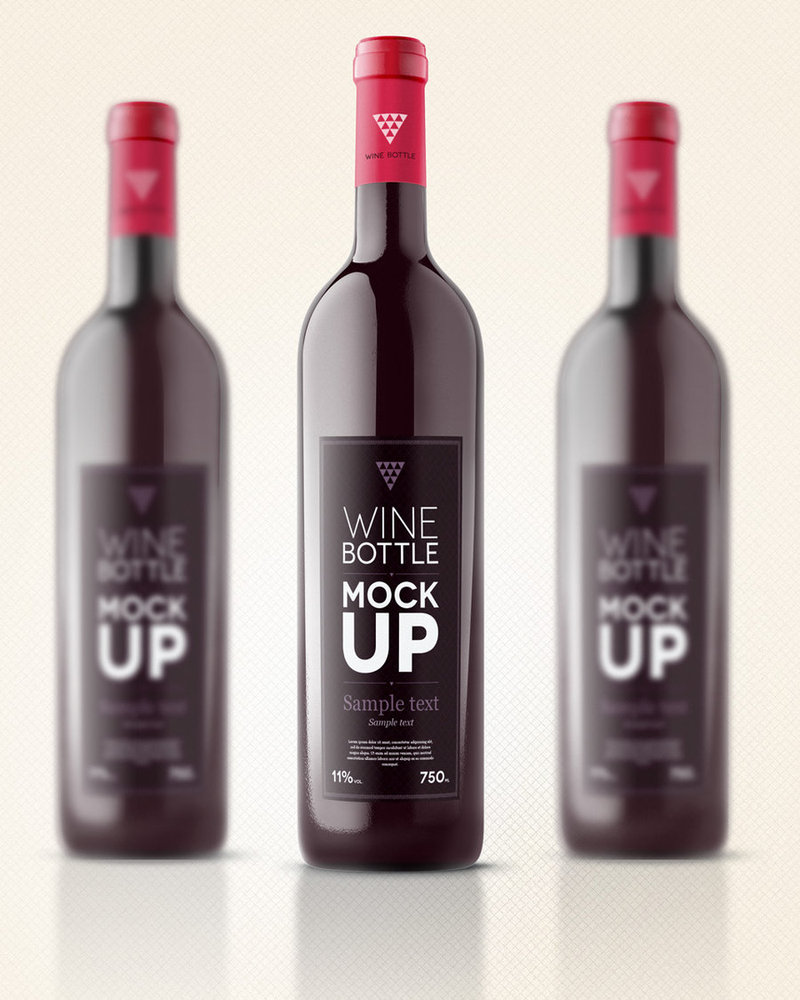 12 Bottle Mockup Psd Free Images