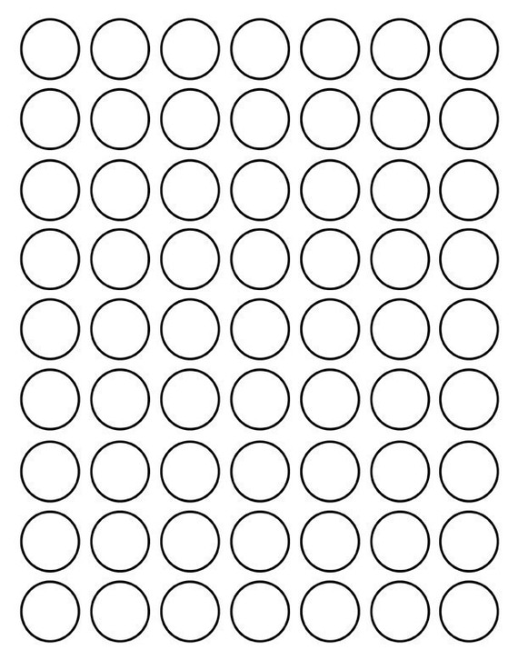 1 Inch Circle Template Photoshop