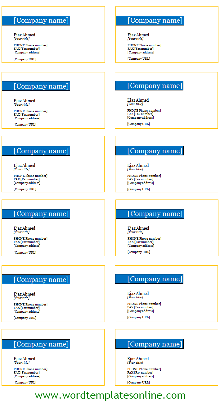 15 Free Avery Business Card Templates Images Free Business Card 