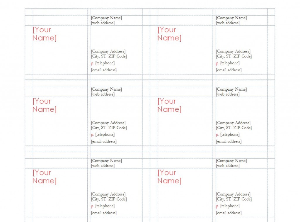 Avery 5371 Template