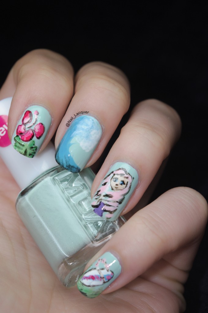 Beach Themed Nail Art