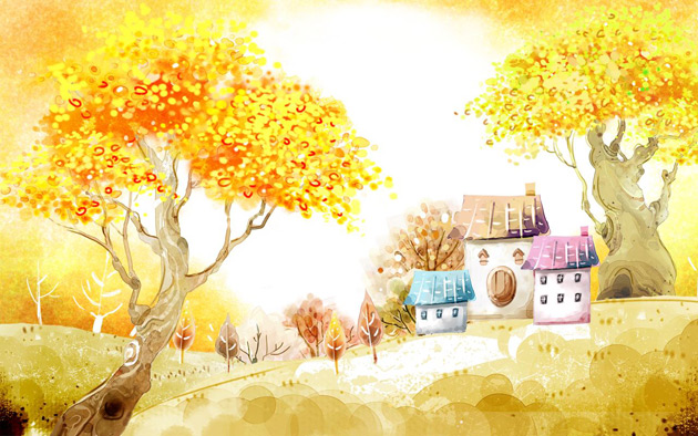 Beautiful Autumn Illustrations