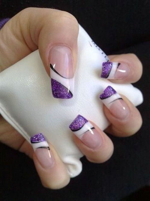 Beautiful Nail Designs Purple