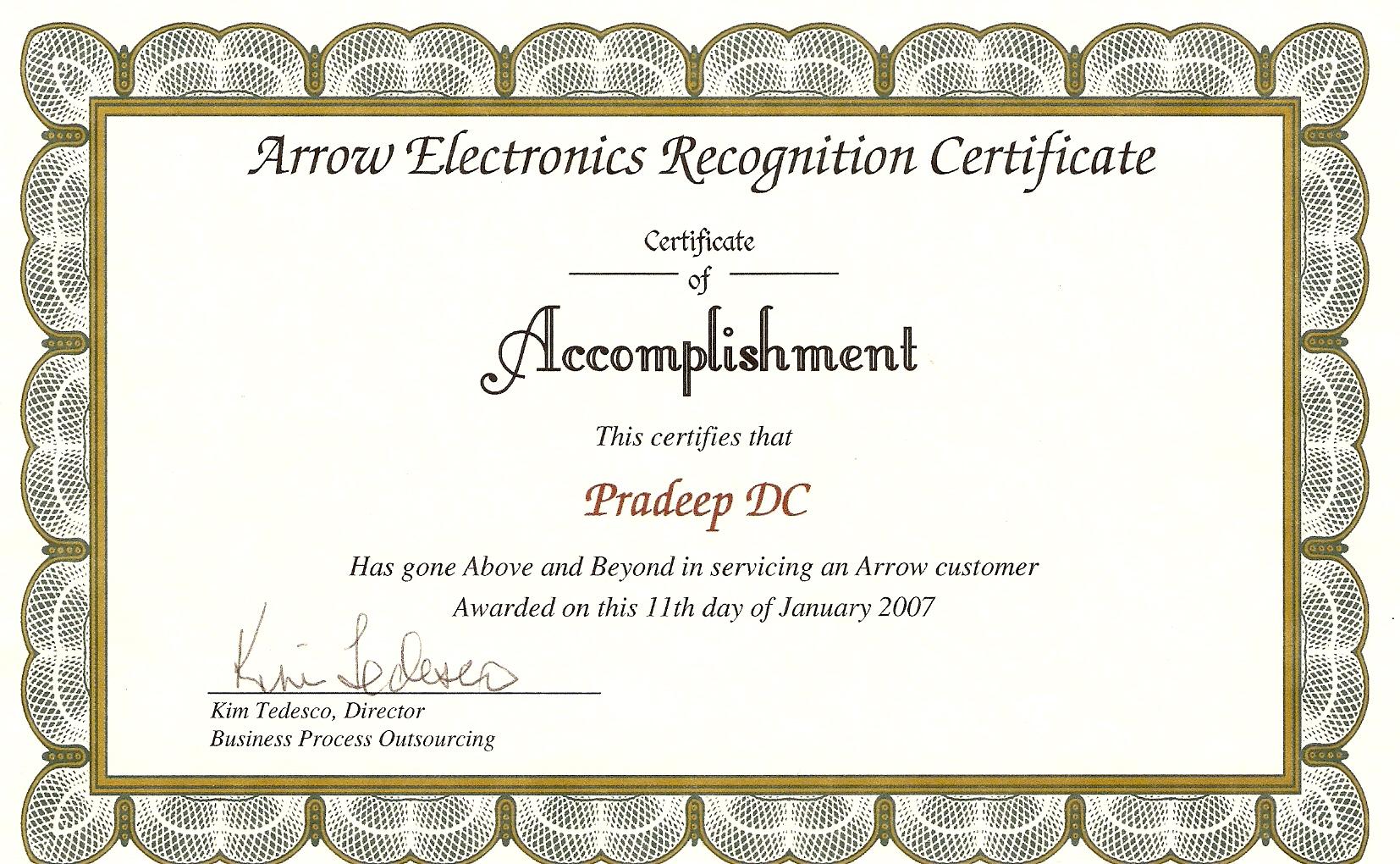 Best Employee Award Certificate