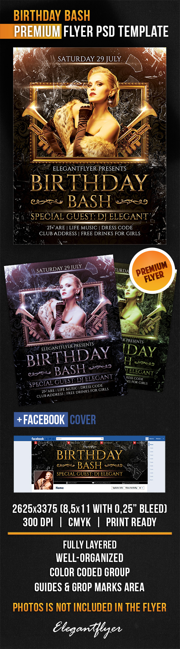 Birthday Bash Flyer Templates Free