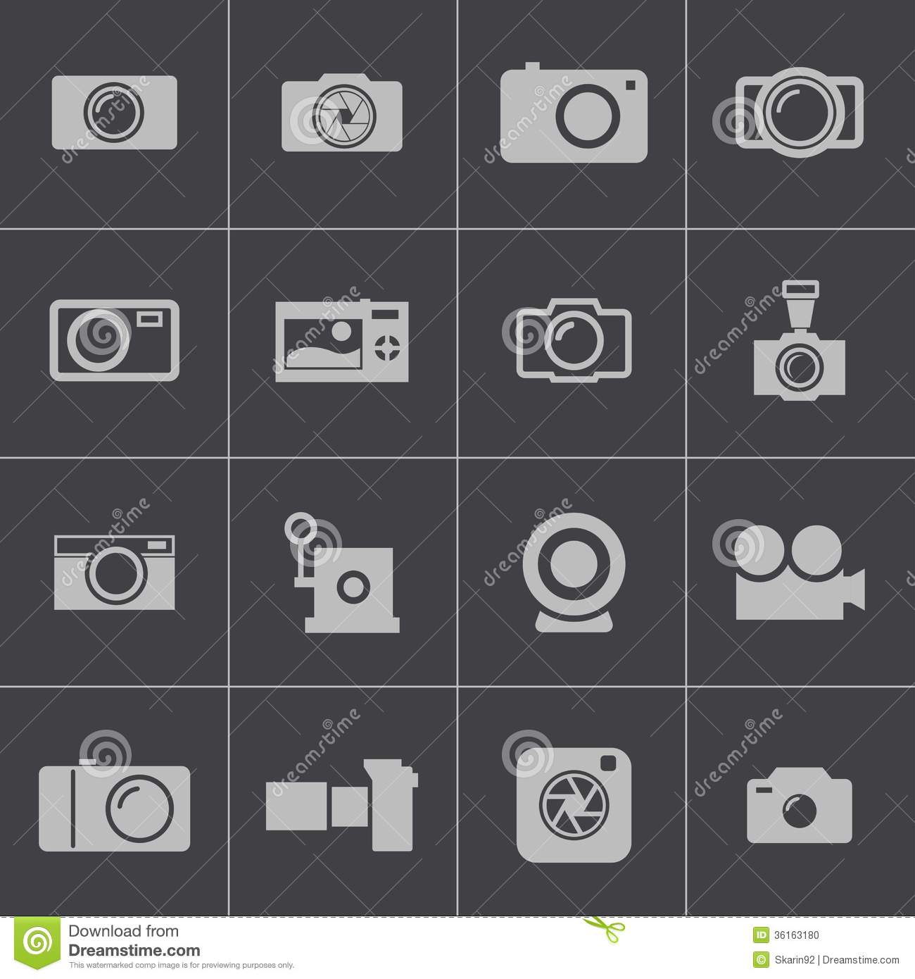 Black Camera Icon