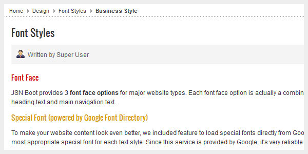 Business Font Styles Business Font Styles
