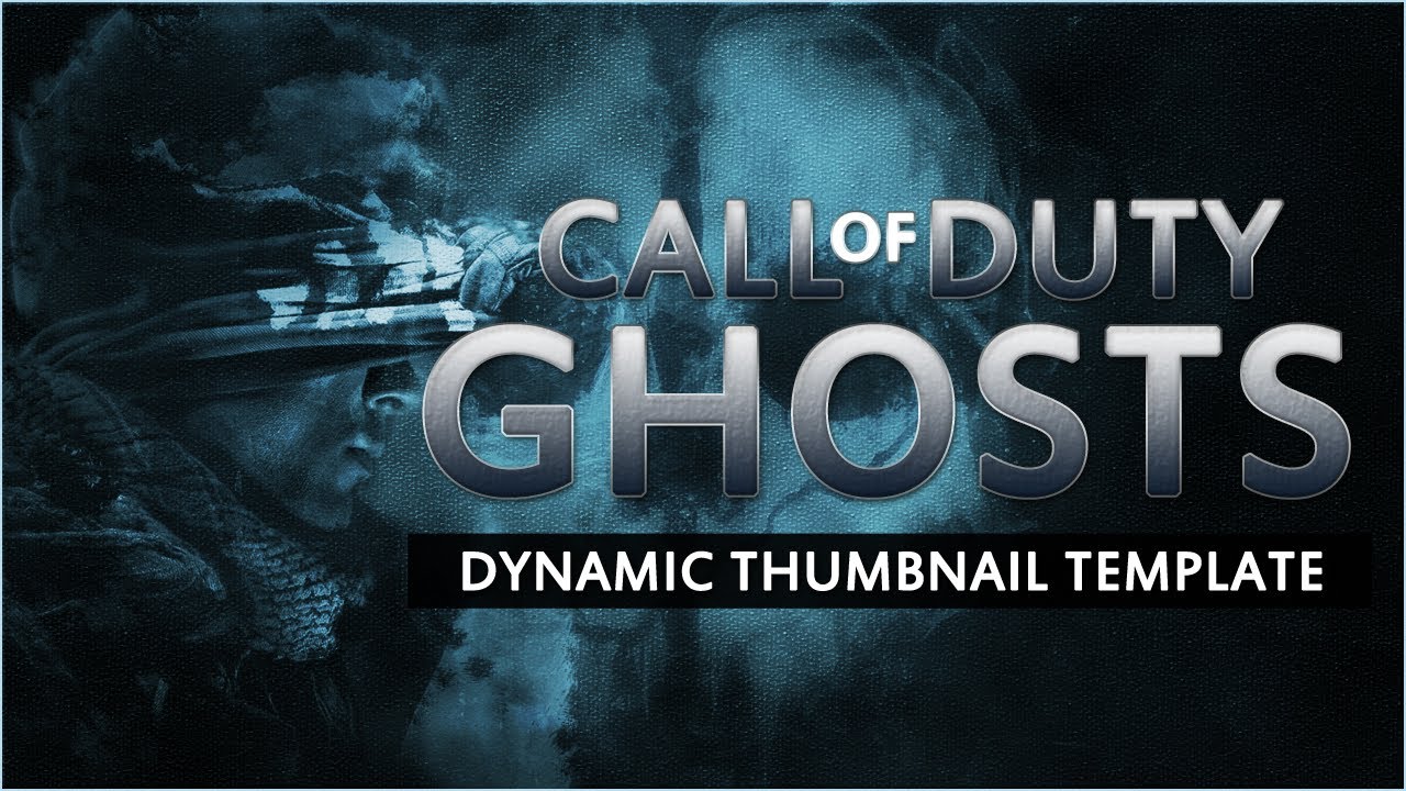 Call of Duty YouTube Thumbnail Template