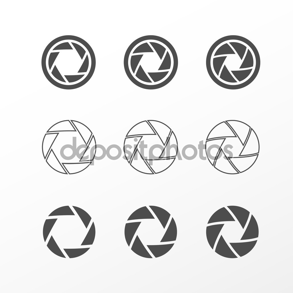 Camera Shutter Vector Icon Camera Shutter Vector Icon