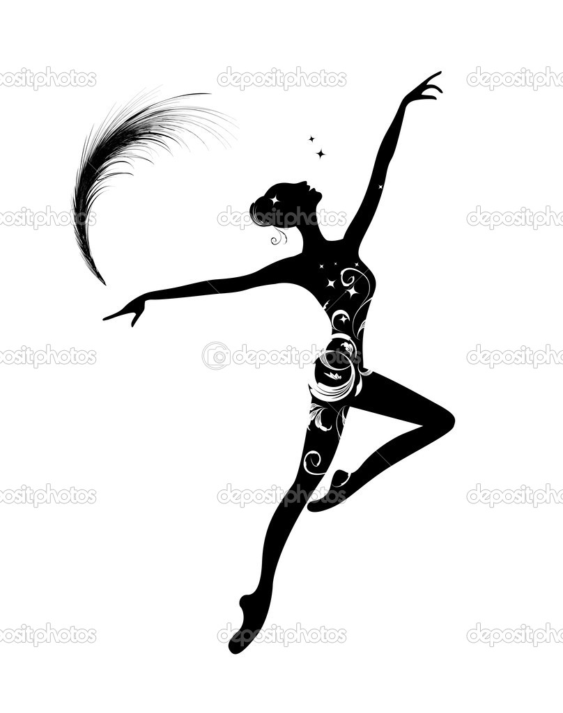 Cartoon Ballet Dancer