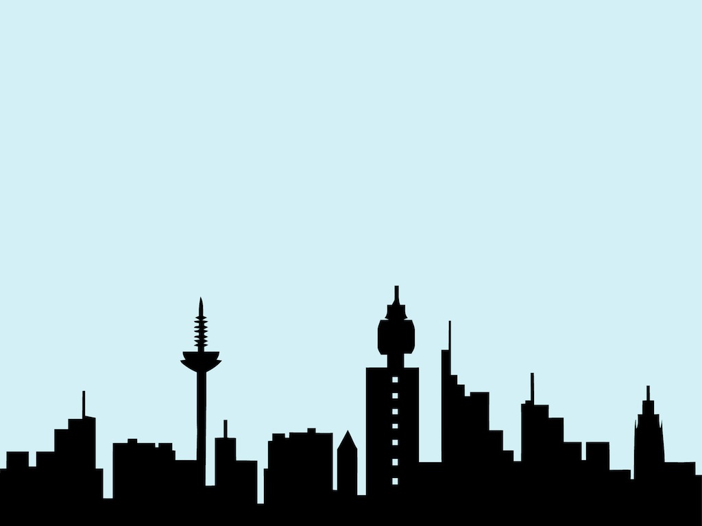 Cartoon City Skyline Clip Art Free