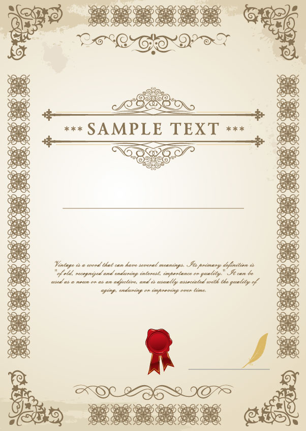 Certificate Designs Free Download