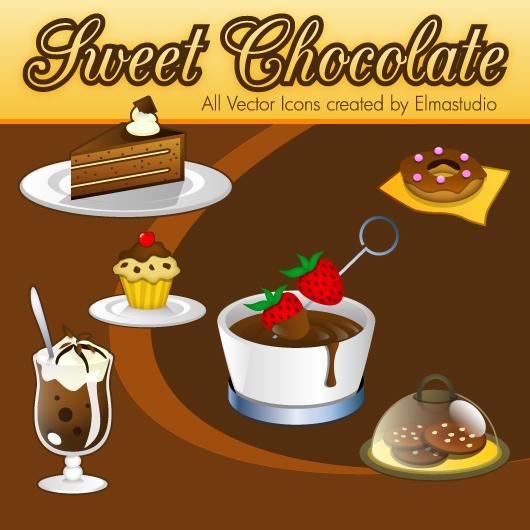 Chocolate Candy Icons