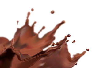 Chocolate Splash Vector Free