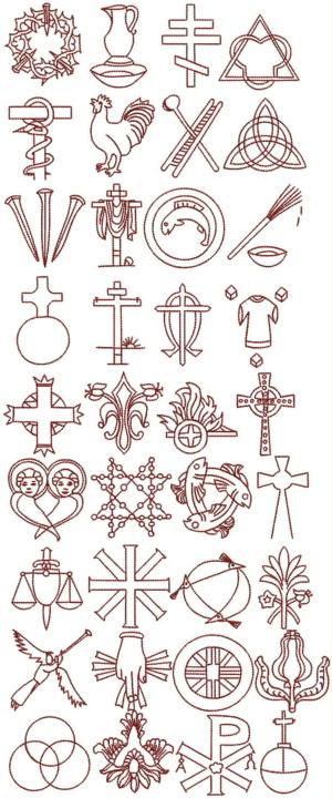 Chrismon Symbols Patterns