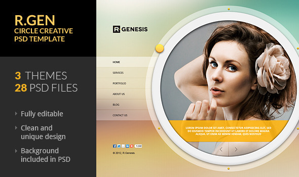 Circle Banner Photoshop Design Circle Banner Photoshop Design
