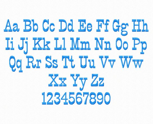 Circus Font Machine Embroidery Circus Font Machine Embroidery