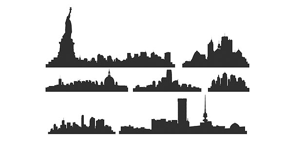 City Skyline Vector Art