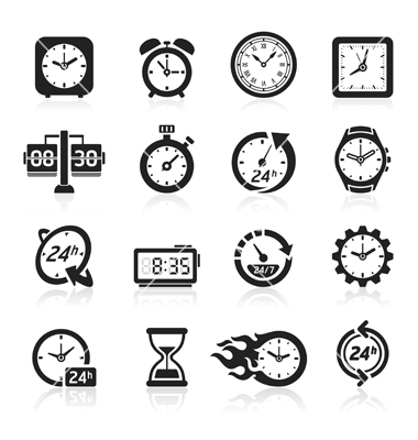 Clock Icon Vector