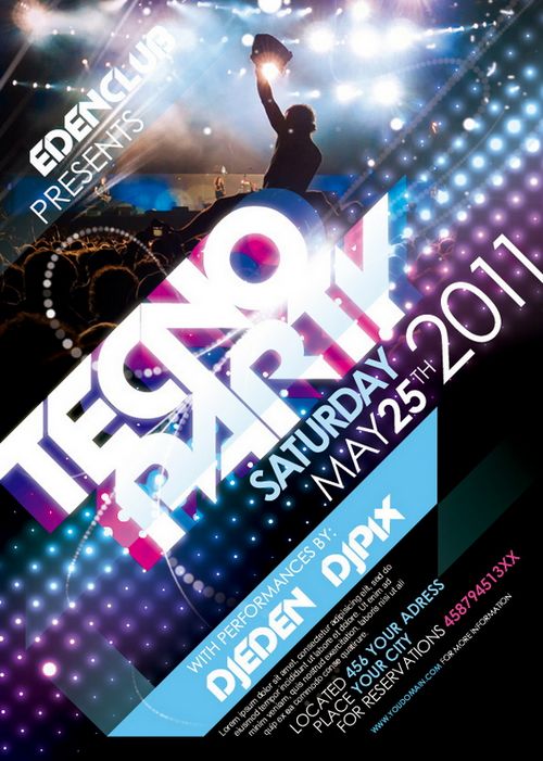 Club Party Flyer Templates Free