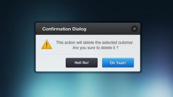 Confirmation Dialog