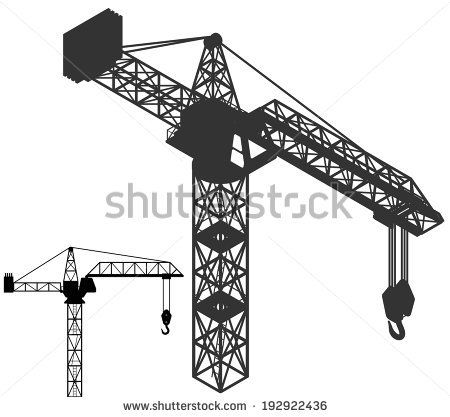 Crane Hook Silhouette Crane Hook Silhouette