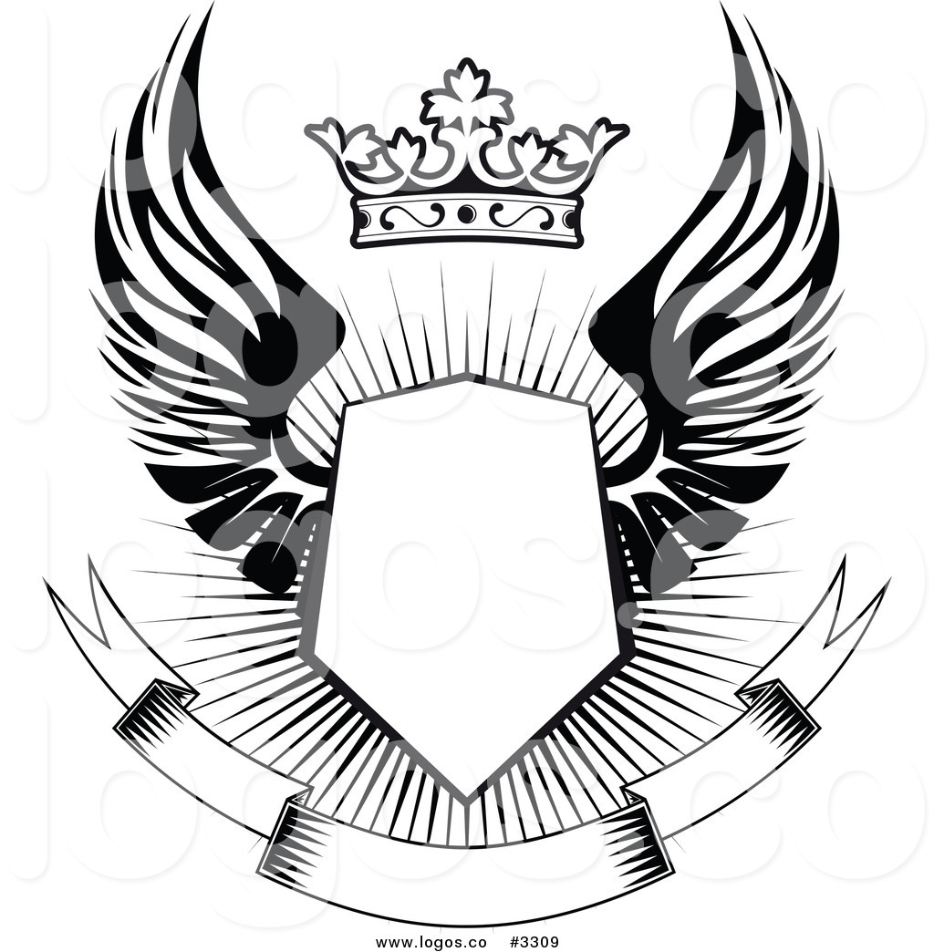 Crown and Shield Logo Design