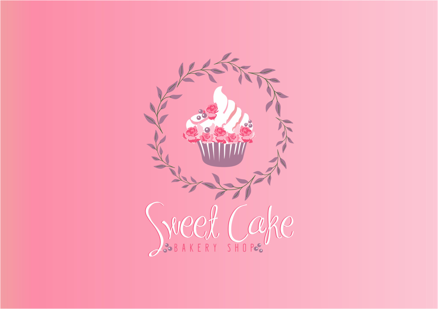 Cupcake Bakery Logo Design