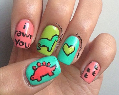 Cute Animal Nail Designs