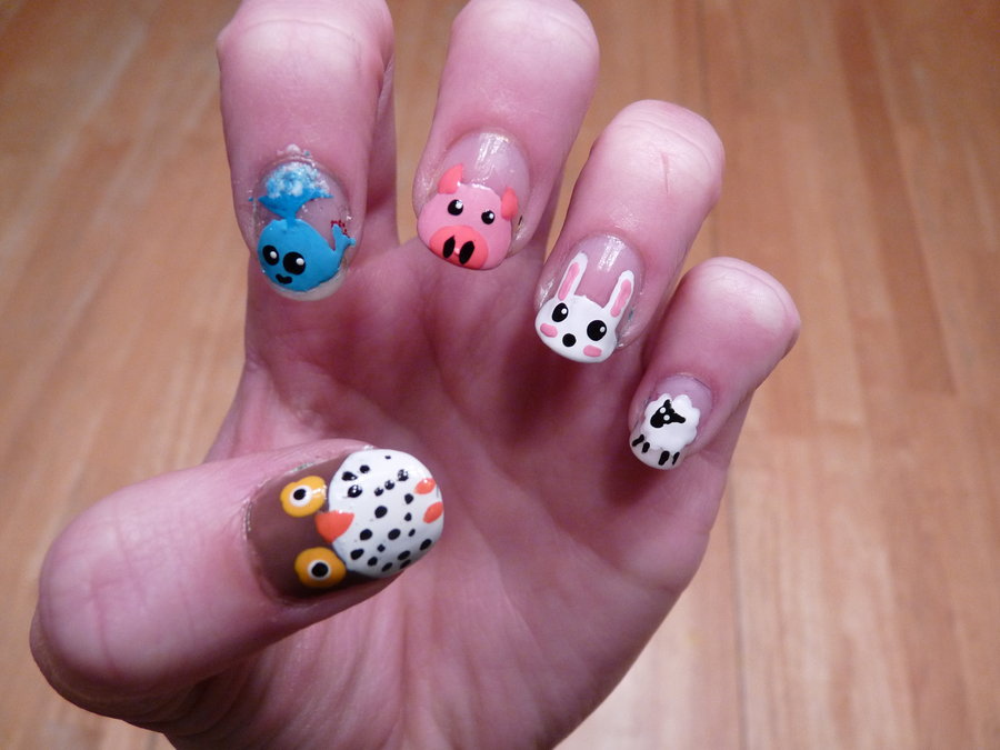 9 Cute Animal Nail Designs Images