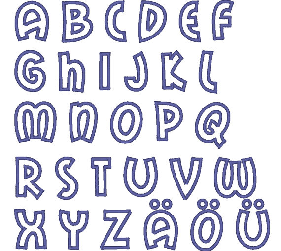 15 Cute Alphabet Fonts Images