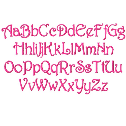 Cute Font Letters Alphabet