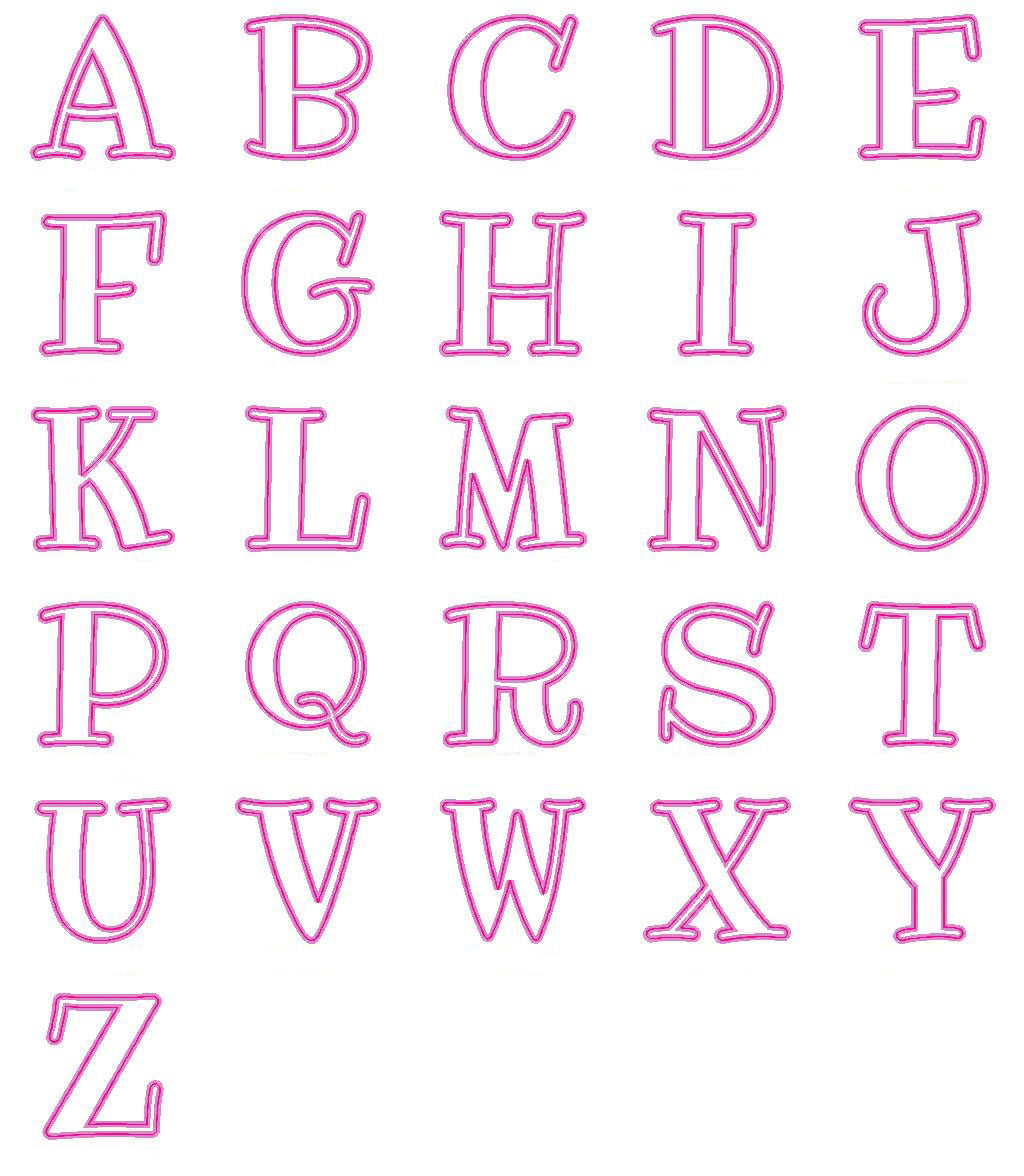 Cute Font Letters Alphabet