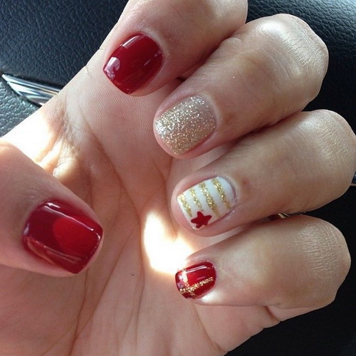 Cute Red Nail Designs