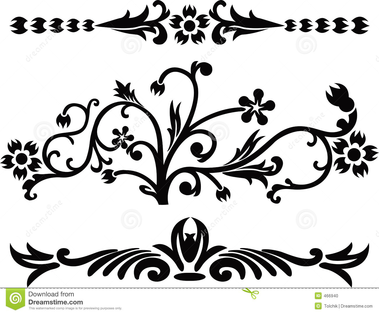 Decorative Scroll Vector