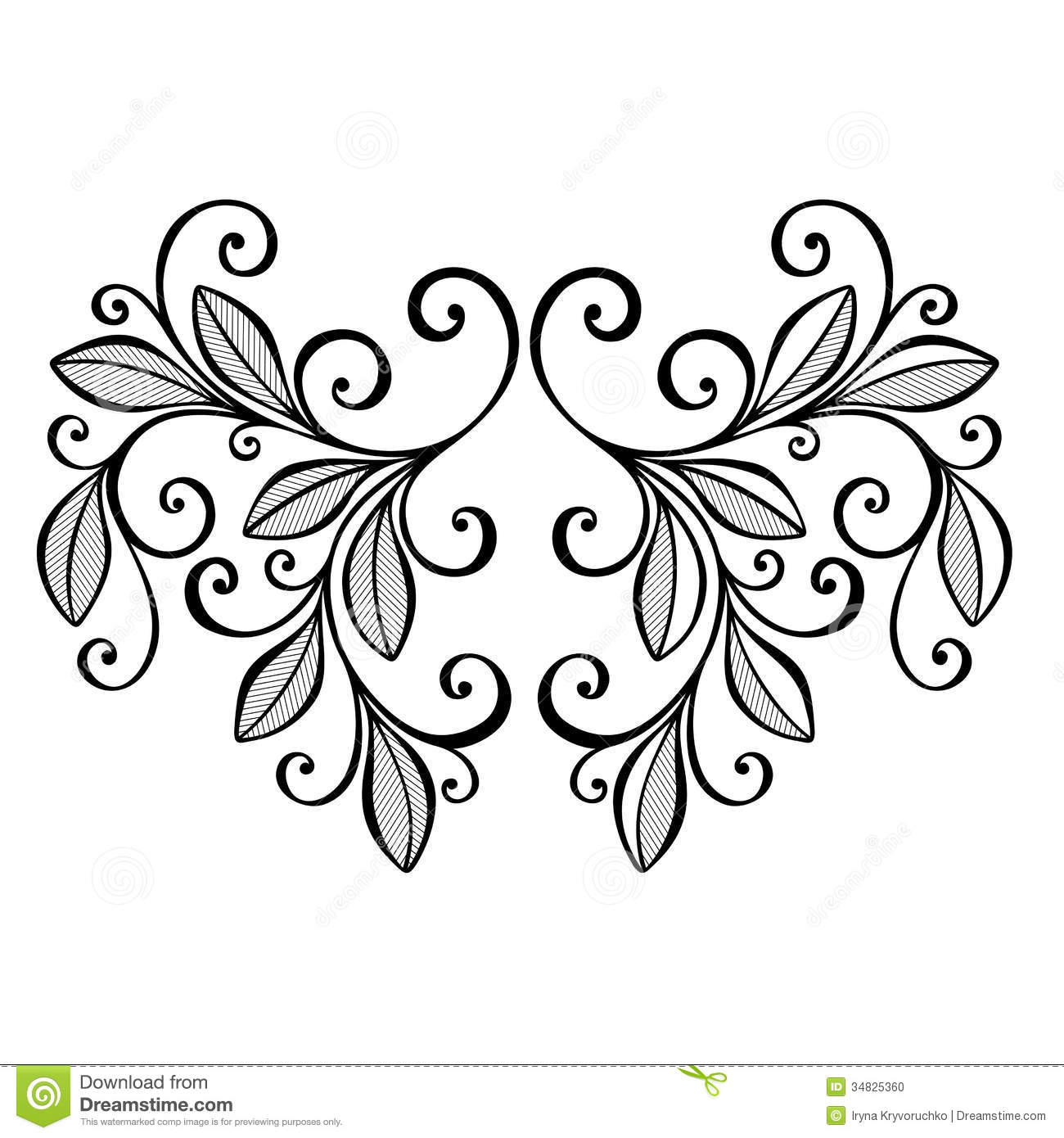 Design with Decorative Leaves