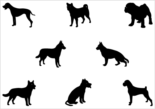 Dog Silhouette Clip Art