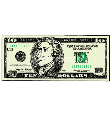 Dollar Bill Vector Art