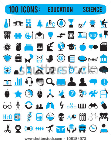 Education Icons Vector Free