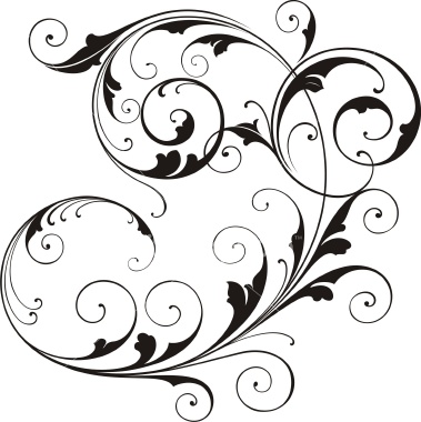 Fancy Scroll Vector Clip Art