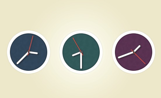 Flat Clock Icon Flat Clock Icon