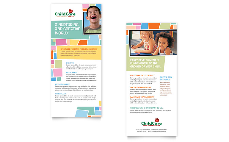 Flyer Design Templates for Day Care