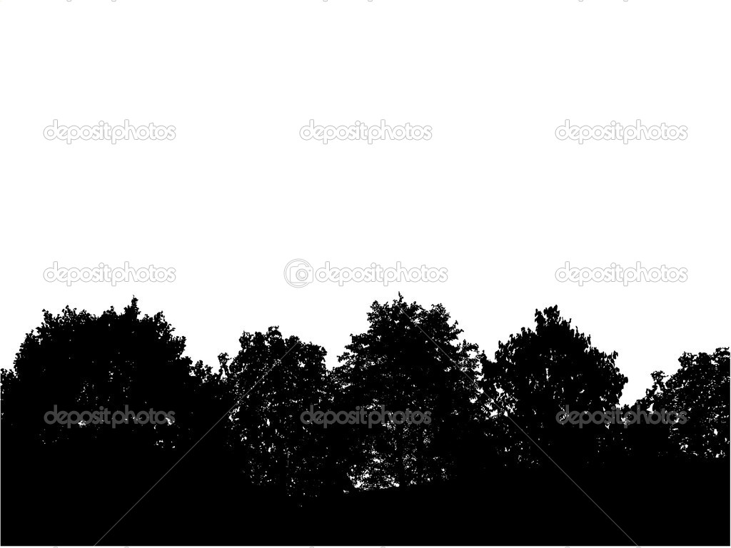 Forest Silhouette Vector