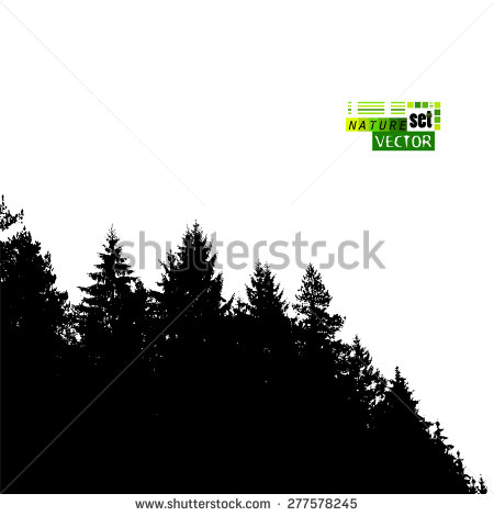 Forest Silhouette Vector