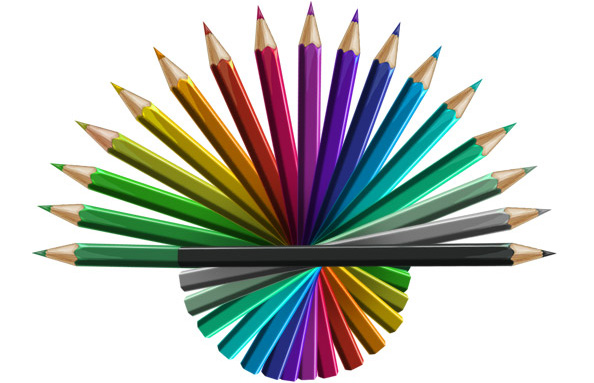 Free Colored Pencil Graphic