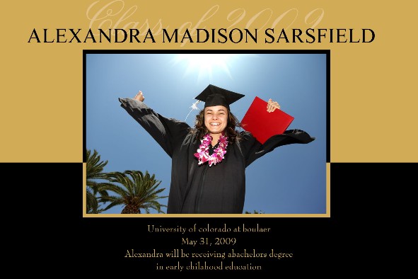 Free Graduation Announcement Templates Photoshop