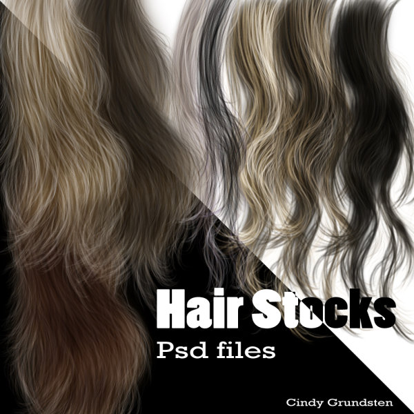 Free Photoshop PSD Hair Files